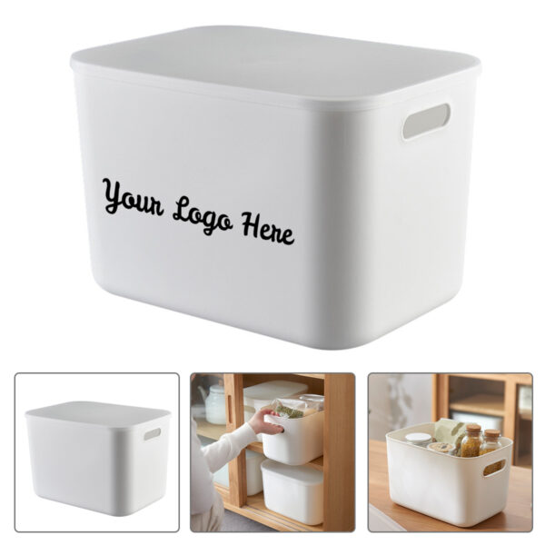 White Plastic Storage Bin